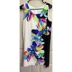Amanda Uprichard Womens Medium Silk Floral Sheath Dress